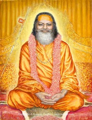 Golden Guru Dev by Frances Knight - VedicArt108.com