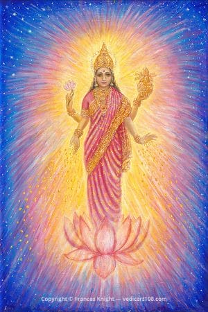 Lakshmi by Frances Knight - VedicArt108.com