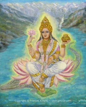 Ganga Devi by Frances Knight - VedicArt108.com